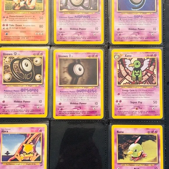 TOTAL OF 119PokemonCard Collection 1995 Mint